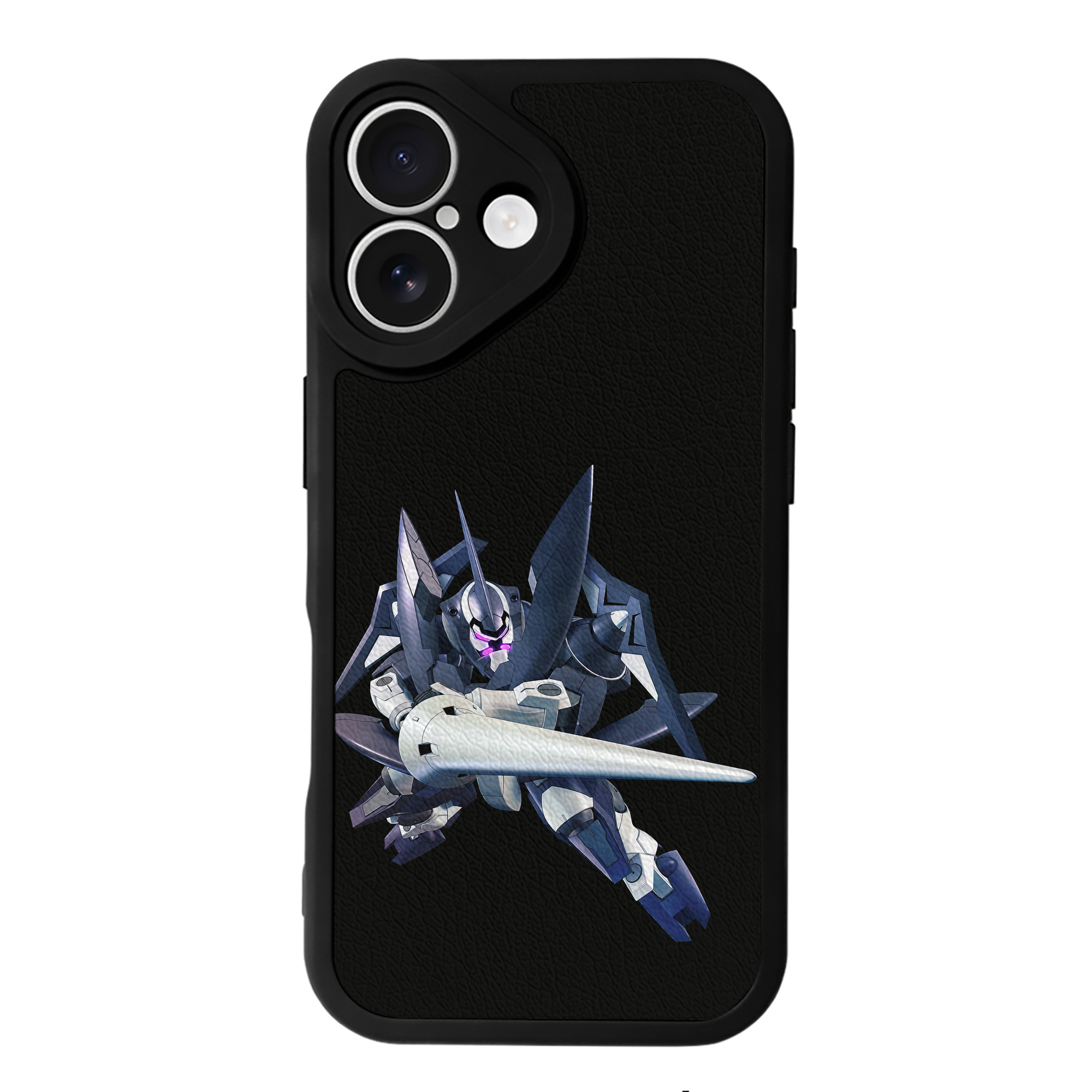 （画像用） 機動戦士ガンダム Mobile Suit Gundam 【iPhone 16シリーズ対応】シリコンスマホケース（レザー調） 材質：シリコン